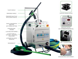 IC-110E - ICS DryIce - urządzenie do czyszczenia suchym lodem