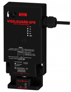 VIGILGUARD SFR T1  - Comitronic, bezdotykowa blokada bezpieczeństwa z kodowanym zaczepem dla "obudowy / ciężkich drzwi".